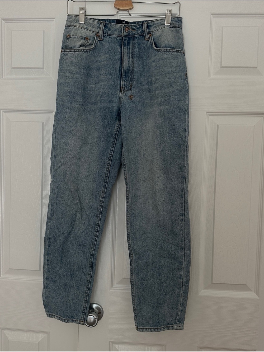 Ksubi Light Blue Straight Jeans Women